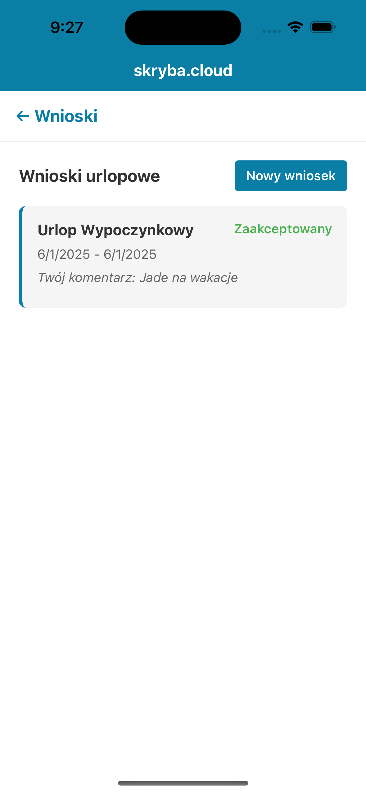 skryba.cloud licencja / rok